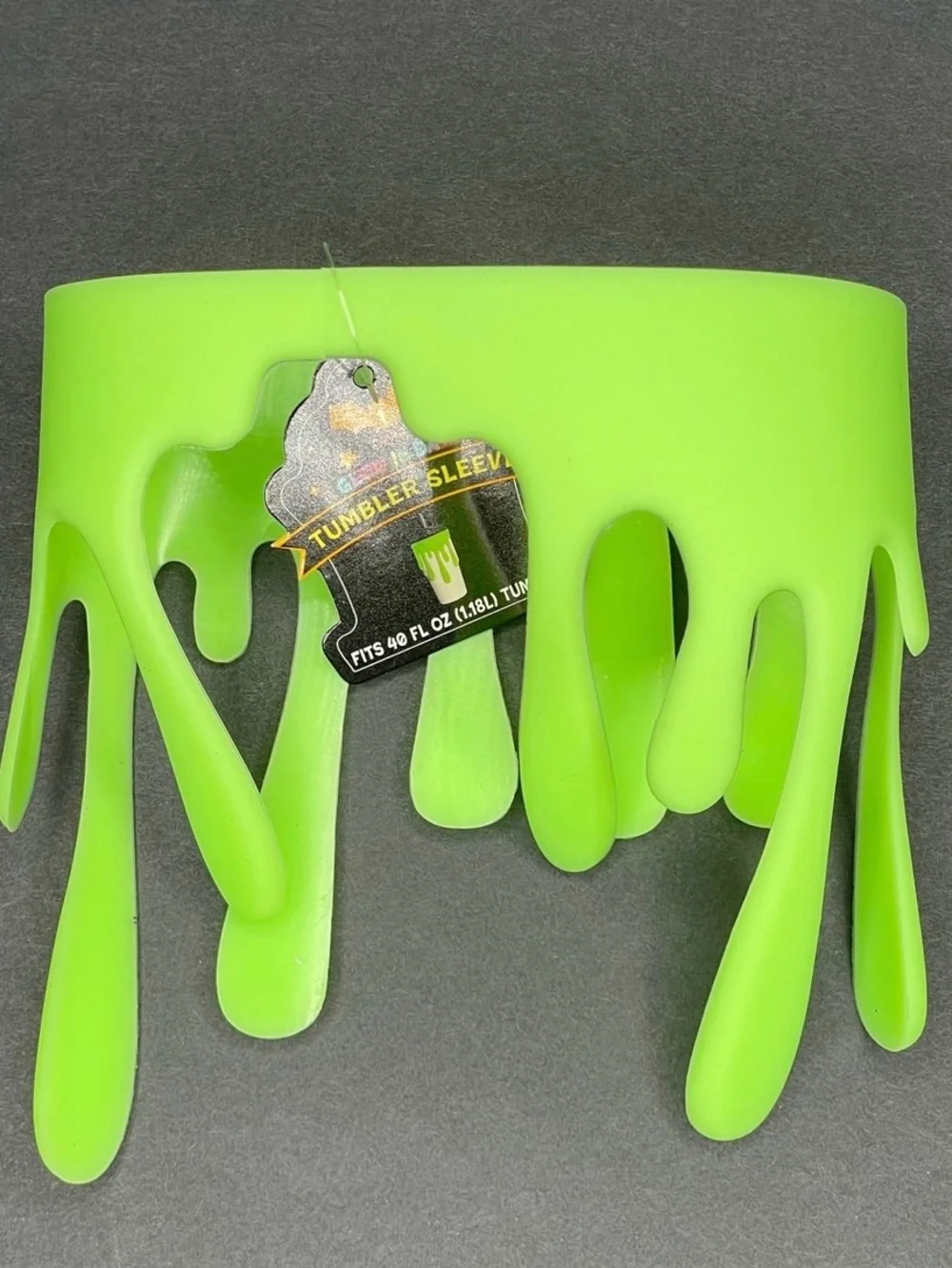 Target Bullseye Playground Halloween Glow in the Dark Slime Tumbler Cup Sleeve